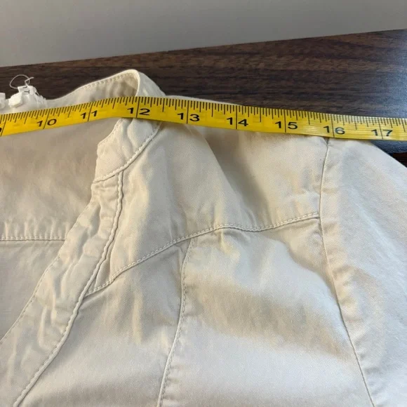 ❤️ ba&sh Off-White Button-Front Jumpsuit S - Picture 7 of 12